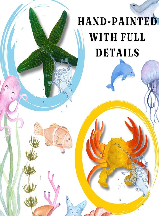 MALLEXO PVC Quality Sea Animals Toys for Kids 19PCs Mixed Fish Toy Animal Set Figure for Boys and Girls Birthday Gift Mid Size Ocean Creatures Figurine Toys for 3 & Above Years Old Children (UnderSea) - Image 4